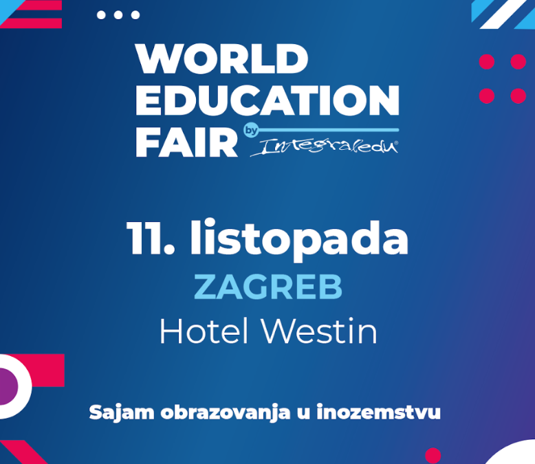 World Education Fair Zagreb – Fall 2025 : 11 listopada 2025