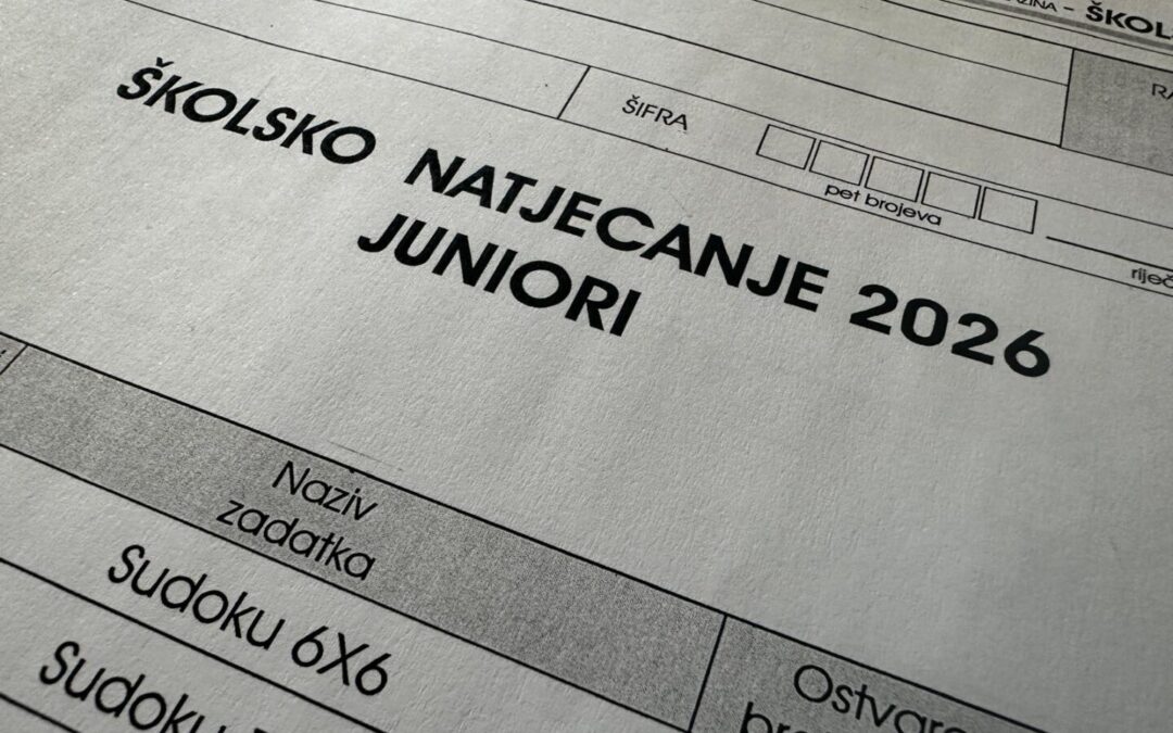 Održano sudoku natjecanje na školskoj razini